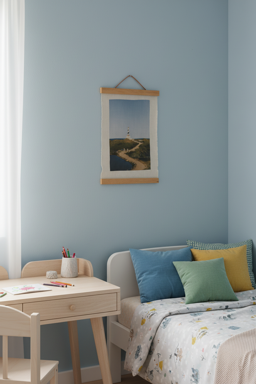 Revelado en marco magnético de madera