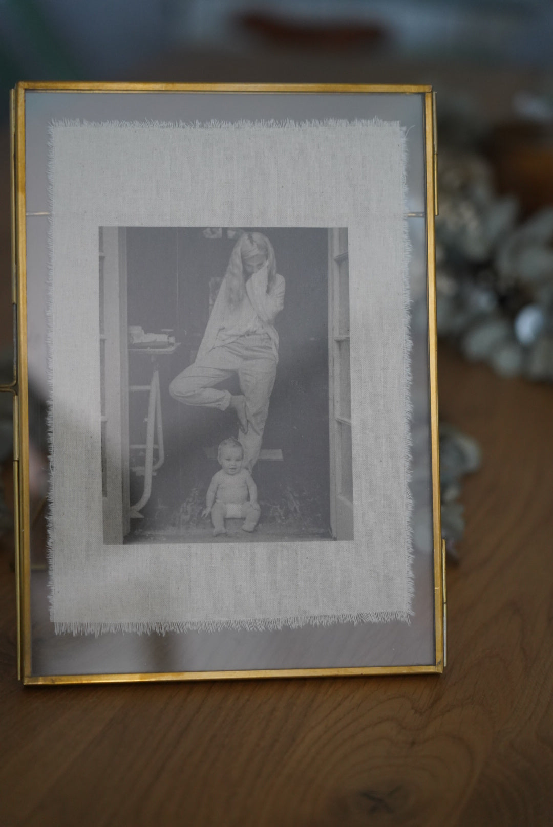 Marco cristal dorado 13*18