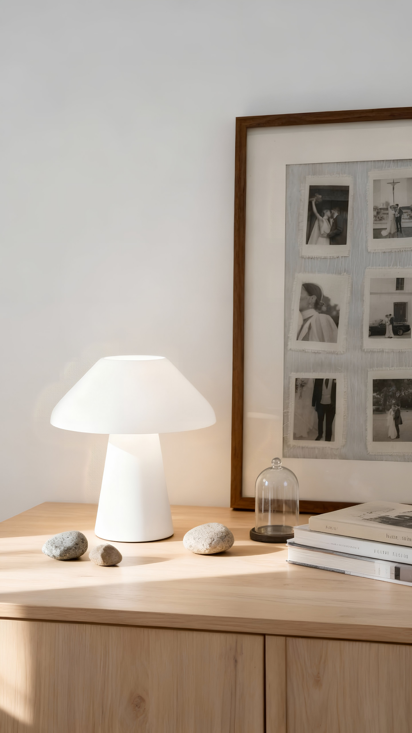 9 revelados en marco de madera A3+