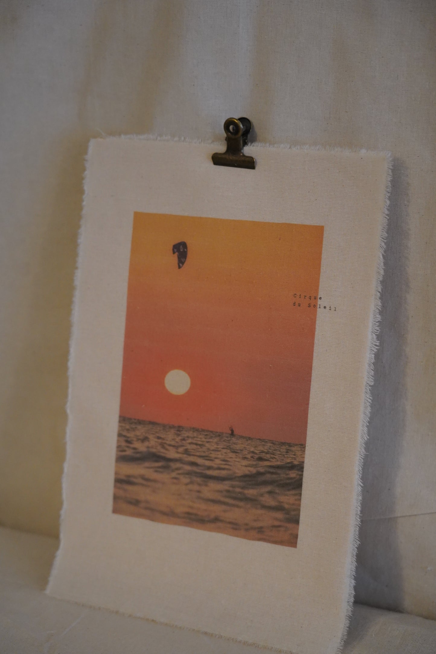 Revelado en lámina de madera con clip