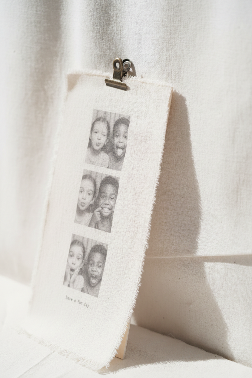 Revelado fotomatón con tablita + clip