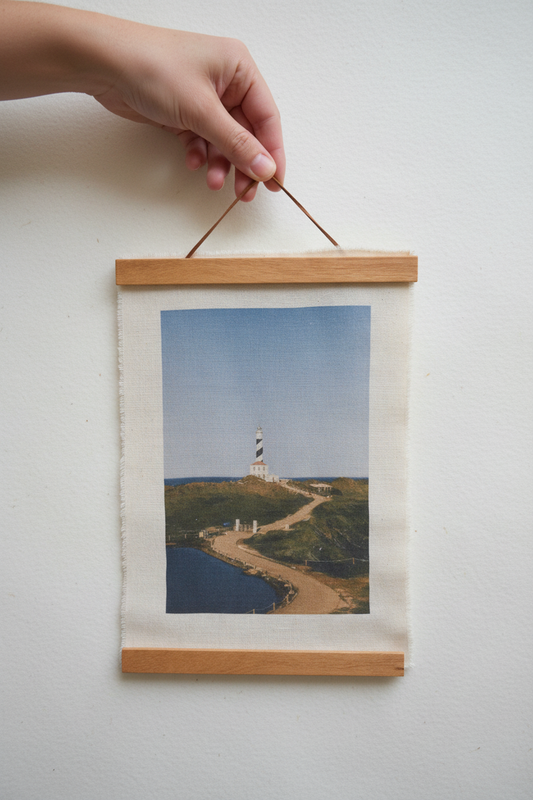 Revelado en marco magnético de madera