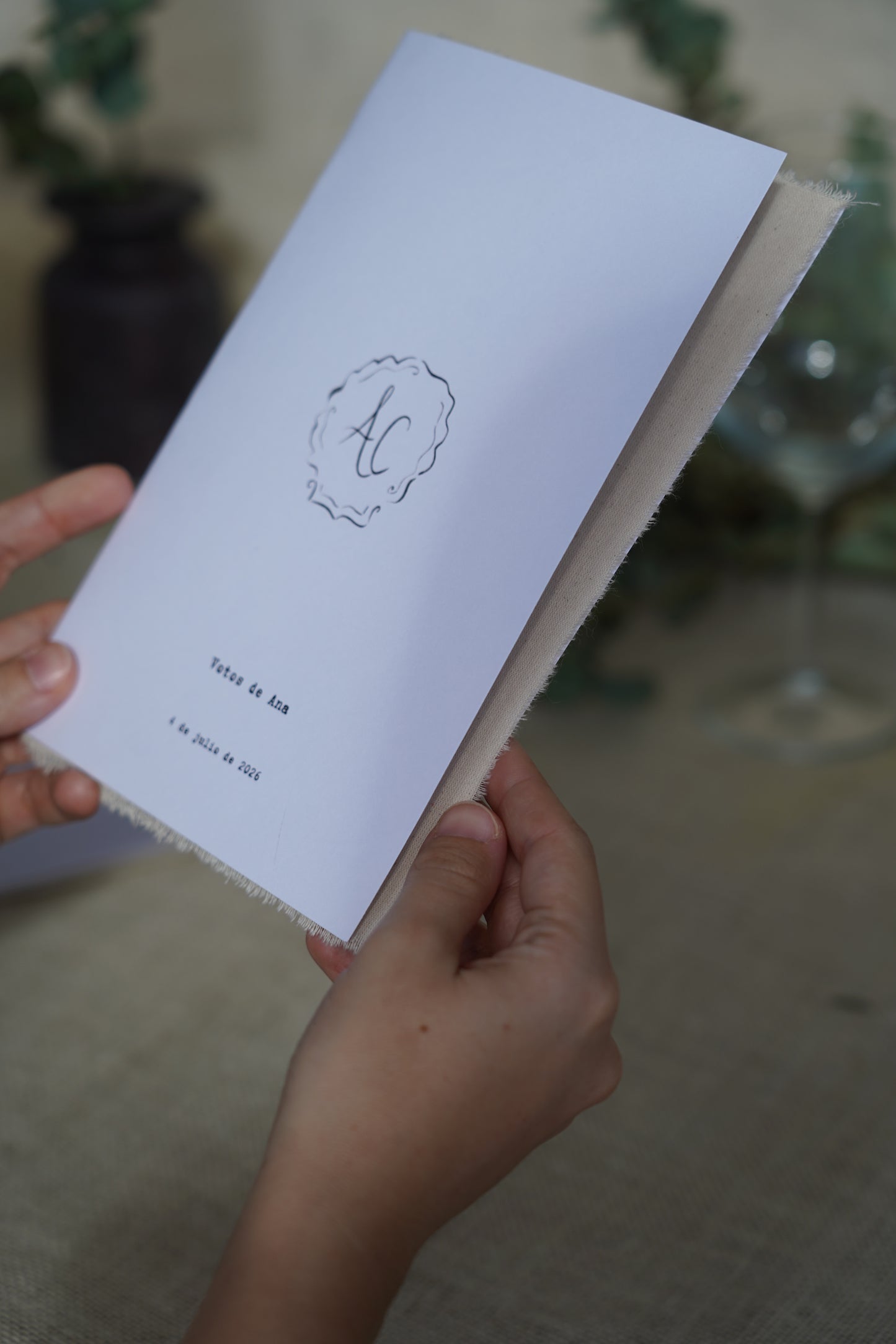 Carta votos nupciales
